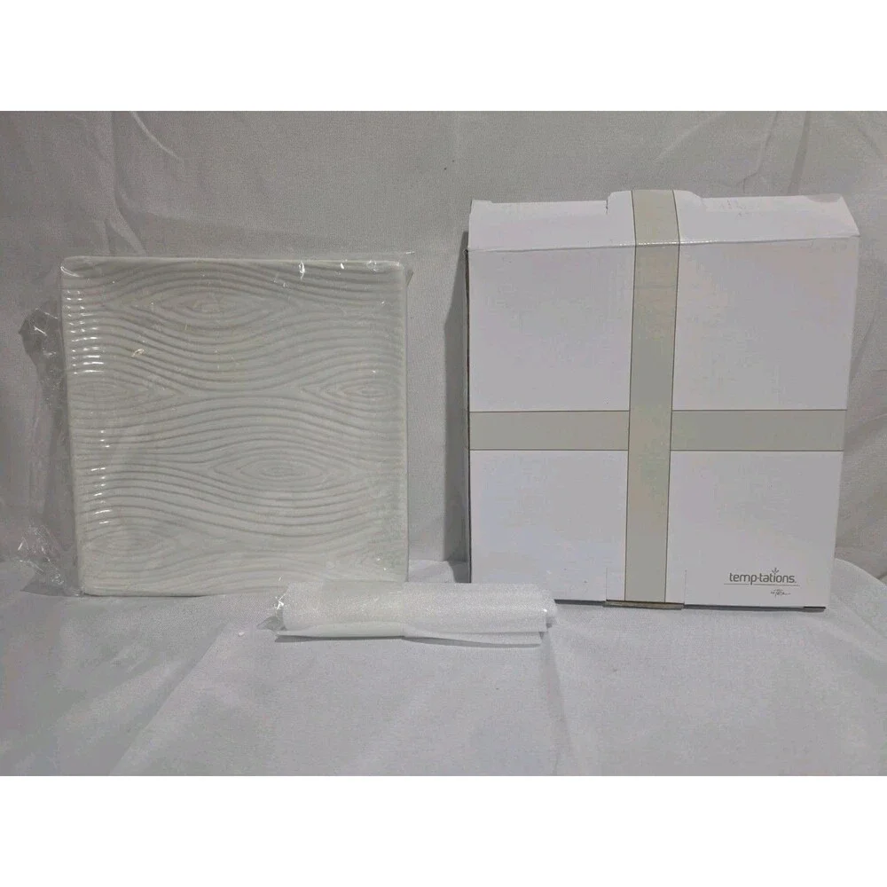Temp-tations By Tara Cheese And Knife Plate Set New In Box